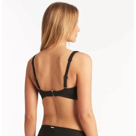Sea Level Australia Spinnaker Square Neck Bikini Top Size 4 - Picture 2 of 8